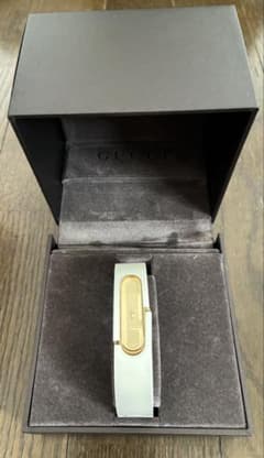 GUCCI 腕時計 2455L ホワイト/ゴールドのサムネイル