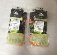 adidas アディダス 5本指ソックス 2足入り×2 メンズ 25-27cmのサムネイル