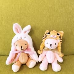 TULLY'S くまのぬいぐるみキーチェーン 2022 2023福袋