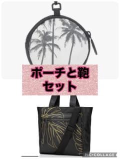 aloha collection 鞄 モンステラ柄 黒×ゴールド ショルダー - メルカリ