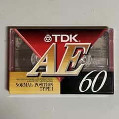 【新品未開封】TDK オーディオカセットテープ AE 60分 ノーマルポジション