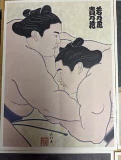 大相撲 錦絵 8枚セット<貴乃花><若乃花><栃東><栃乃洋><千代大海>のサムネイル