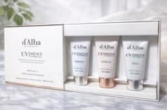【新品】d’Alba 日焼け止め3種セット SPF50+ トーンアップ お試しのサムネイル