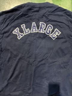 XLARGE 長袖 ポケットTシャツ ネイビー XLのサムネイル