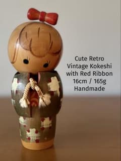 創作 こけし セット まとめ まとめて レトロ kokeshi 人形 和 可愛い Cute Retro可愛らしいレトロな創作こけし16cm/165g - メルカリ