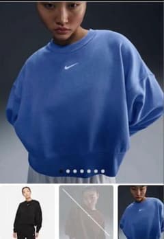 NIKEウィメンズ オーバーサイズド フリース クルー　S 完売品　タグありのサムネイル