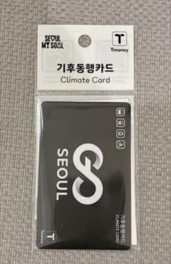 最新デザイン　韓国　T-money ソウル乗り放題 気候同行カードのサムネイル