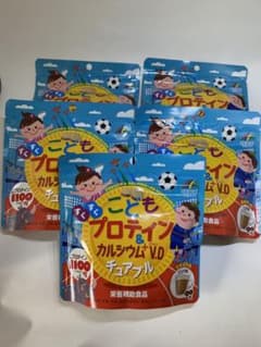 こどもプロテイン&カルシウム＋ビタミンD 90粒×5袋のサムネイル