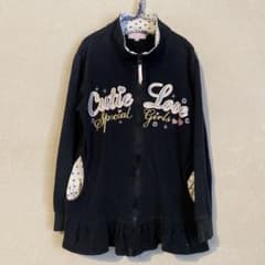 裾フリル・ジップジャケット　　size140のサムネイル