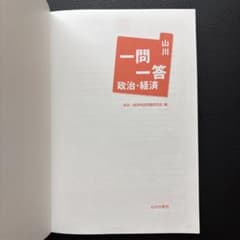 山川 一問一答 政治・経済のサムネイル