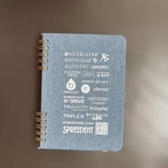 【新品】デニム調 リングノート 方眼 【NUTRILITE】ブランド【非売品】のサムネイル