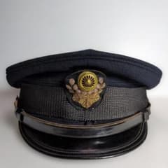 国鉄 制帽 車輪帽章 桐葉刺繍 鉄道員 帽子 昭和レトロ 当時物 希少 昭和レトロ 国鉄 制帽 車輪帽章 桐葉刺繍 鉄道員 帽子 当時物 希少