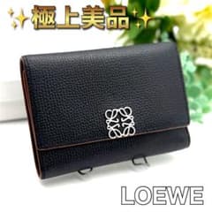 極上美品✨ アナグラム バーティカル コンパクト ブラック 黒　財布 Q15 極上美品✨ アナグラム バーティカル コンパクト ブラック 黒 財布 Q15
