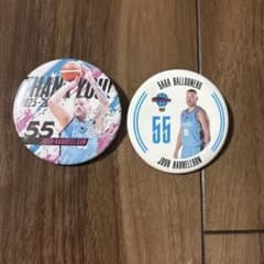 元佐賀バルーナーズ Josh Harrellson 缶バッジ 2点セットのサムネイル