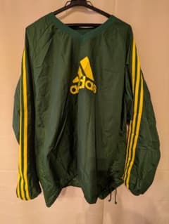adidas 緑色ウィンドブレーカーのサムネイル