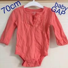 70cm GAP 長袖ロンパースのサムネイル
