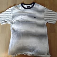 FRED PERRY ボーダー ポロシャツ Lサイズのサムネイル