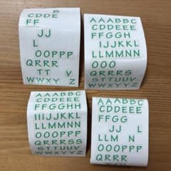 ミセスグロスマン サンディライオン 青系 シールセット ⑥