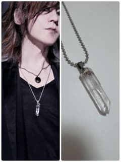 LUNA SEA SUGIZO クリスタル 水晶 ネックレス 天然石 水晶ネックレス SUGIZO GODSIZE GACKT TAUJAN - メルカリ