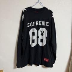 Supreme x Playboy L/S Football Top Black - メルカリ