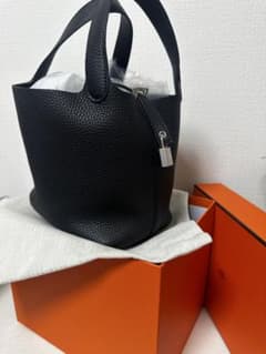 美品♡エルメス ピコタンロックPMノワール シルバー金具のサムネイル