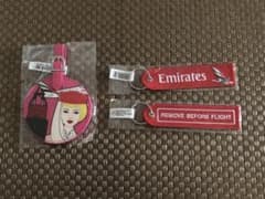 即日発送◎ 新品 エミレーツ航空 ラゲッジタグ ３個セットのサムネイル