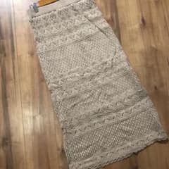 【花さく様専用】透かし編み　ロングスカートのサムネイル