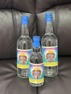 幻の泡盛、泡波3号瓶【600ml】3本、2号瓶【360ml】1本、おまけみそきん 泡波 幻の泡盛 三本セット - メルカリ