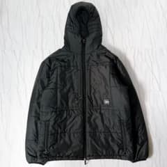 希少》ステューシー ダスパーカー ダウンジャケット 中綿 ブラック XL 