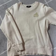 XLARGE エックスラージ　トレーナー サイズ130 アイボリーのサムネイル