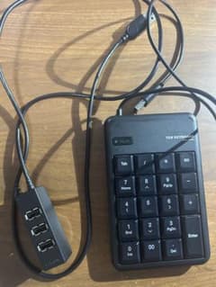 ELECOM USB テンキー TK-TCM011BK・USBケーブルのサムネイル