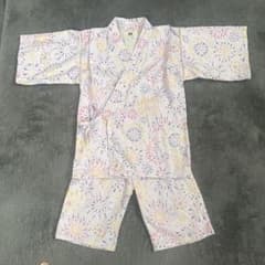 キッズ 甚平 花火柄 上下セットのサムネイル