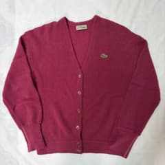 70s 80s フランス製 CHEMISE LACOSTE カーディガン 40 - メルカリ