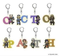 オクトパストラベラー2 アルファベット アクリルキーホルダー オクトラ テメノス オクトパストラベラー2 アルファベット アクリルキーホルダー オクトラ