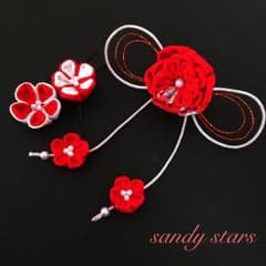 つまみ細工  髪飾り  ☆  ハンドメイド  七五三のサムネイル