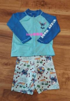 ★美品★スティッチ キッズ水着セット　男の子用　110のサムネイル