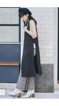 ロングジレ GRL 黒のサムネイル