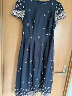 M'S GRACY 花柄刺繍 半袖ワンピース - メルカリ
