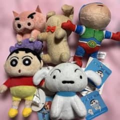크레용 신짱 마스코트 5점 세트