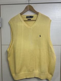 ラルフローレン　ニット　ベスト　polo ralph lauren 90sのサムネイル