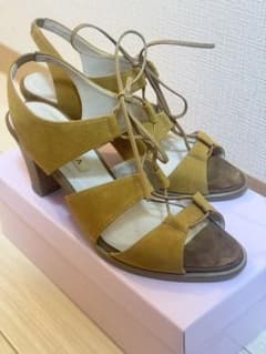 DIANA サンダル レースアップ イエローのサムネイル