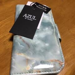 AZUL iPhone5.5s.SE手帳型ケース 値下げしましたのサムネイル