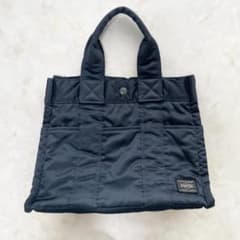 【未使用級】PORTER ポーター タンカー キルティング ミニトート ネイビー 未使用級】PORTER ポーター タンカー キルティング ミニトート