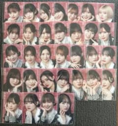 櫻坂46 オンラインクくじ クリアカード 32種 コンプリートセット