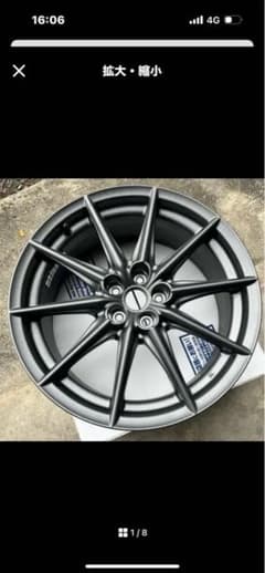 BRZ 純正ホイール　18インチ　1本　小傷有GR86のサムネイル