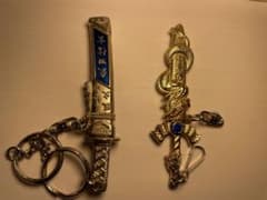 武田信玄 キーホルダー＆洋風剣キーホルダー 2点セット｜戦国・和風・西洋 剣のサムネイル