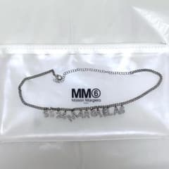 MM6 24SS ラインストーン ロゴチョーカーネックレス SM6UU0046 - メルカリ