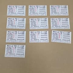 ハルウララ外れ馬券10枚セット①のサムネイル