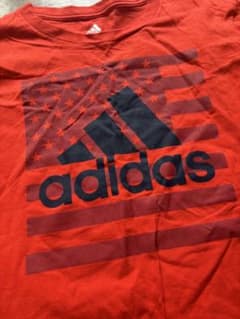 adidas 赤 半袖Tシャツ Lサイズのサムネイル