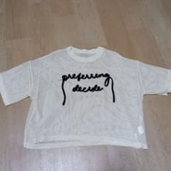 メッシュ素材 Tシャツ preferring decide 半袖のサムネイル